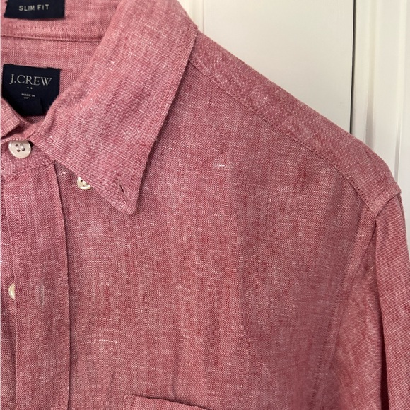 J. Crew Men's Linen Shirt - Picture 2 of 4
